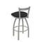 Holland Bar Stool Co 30" Low Back Swivel Bar Stool, Nickel Finish, Graph Coal Seat 82130AN018 - alternate 3